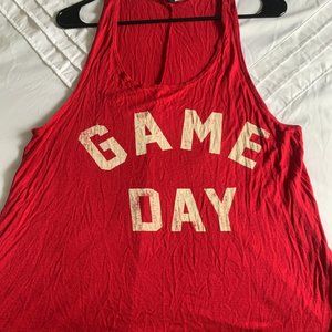 Game Day Racerback Tank- Football